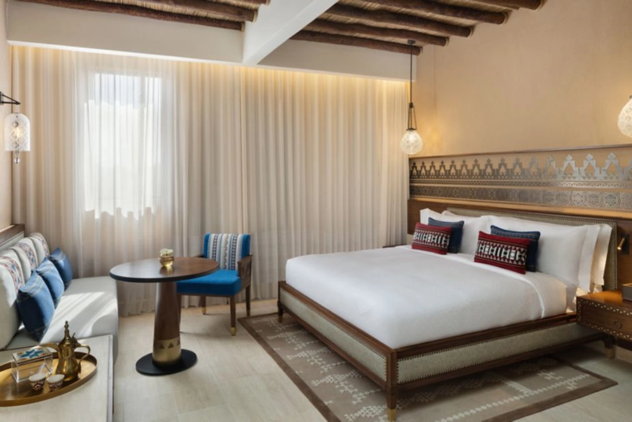 Bab Samhan hotel and resort guest room interior