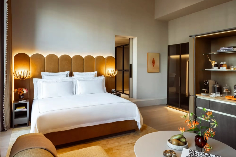 Rosewood Amsterdam hotel guest room interior