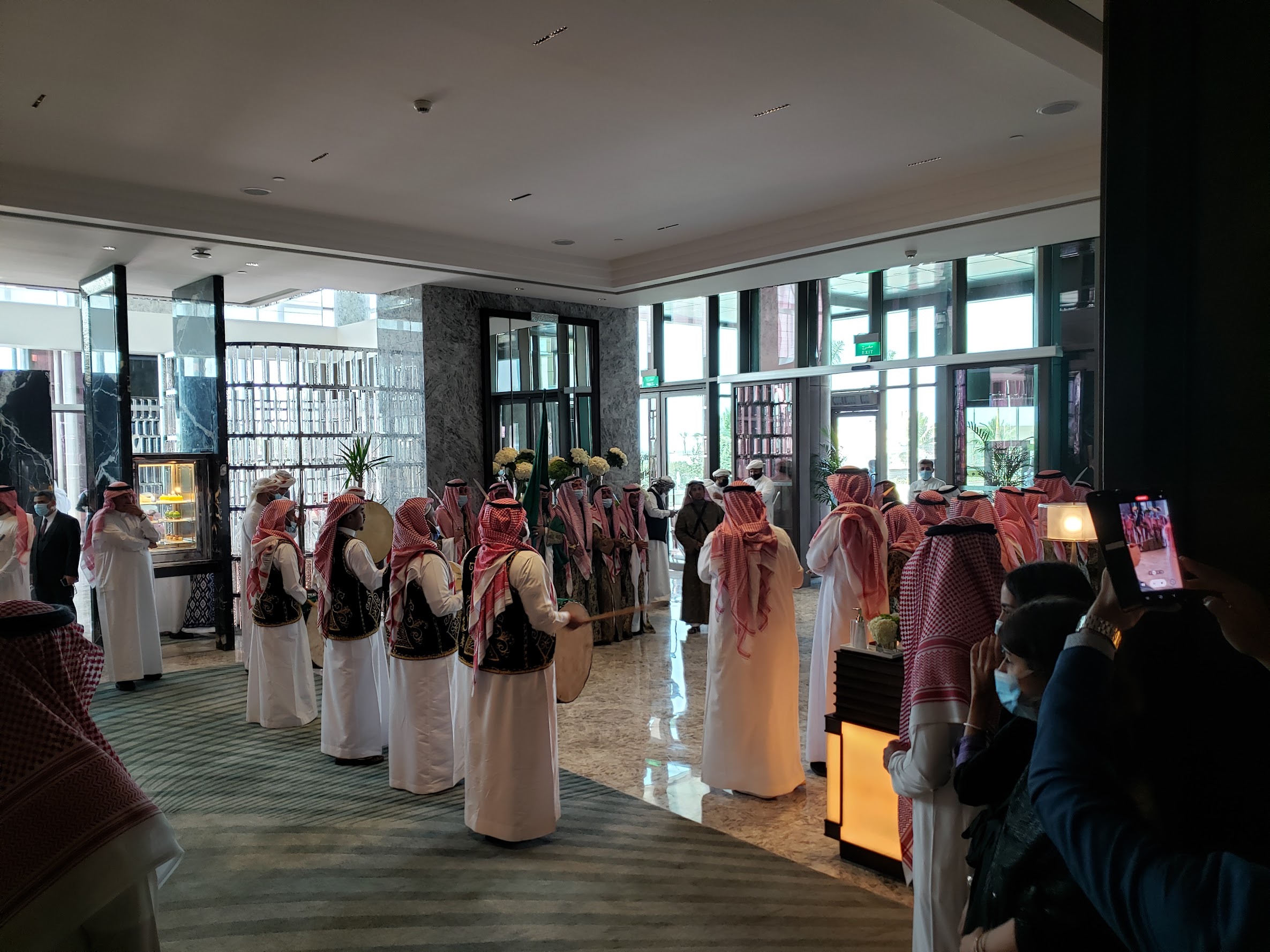 Opening ceremony at Shangri-La Jeddah hotel.