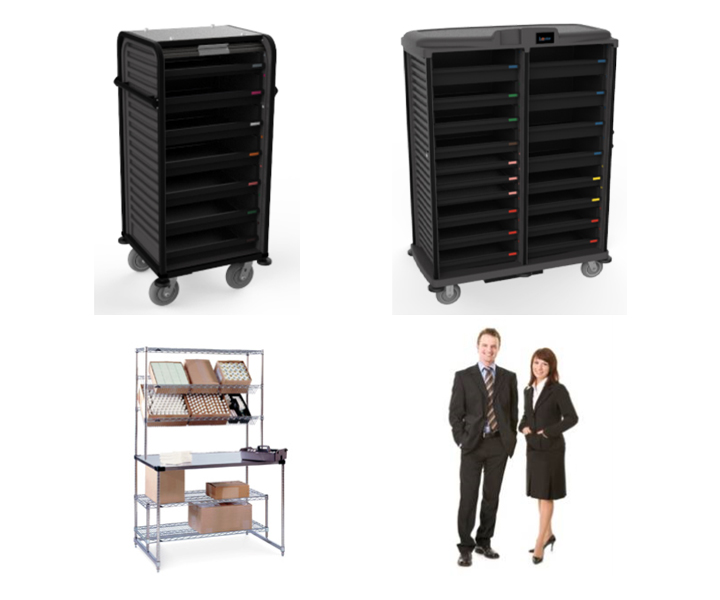 ProHost® Boutique Solution, including 20S Supplier Cart, 56R Reserve Cart, Centralized Amenities, and Equipment Programming by Hostar International.