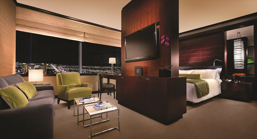 Vdara Hotel & Spa guest room interior.